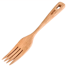 ibili 櫸木點心叉 15x2.2x1公分, 1支, 原木色