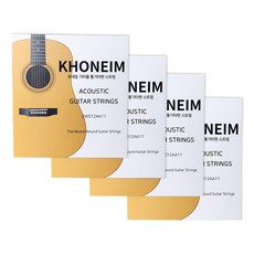 KHONEIM 民謠吉他弦 6條裝 x 4套組, 4組
