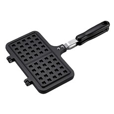 CAPTAIN STAG 鹿牌 雙華夫餅夾 輕便且防鏽 不沾處理容易清潔 耐用鑄鋁製成導熱優良, UG-3088, 1個