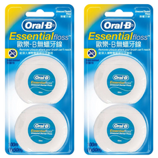 Oral-B 歐樂B 無蠟牙線, 50m, 2個, 2組