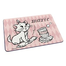 收納王妃 拼圖造形珪藻土杯墊, 菱格瑪麗貓, 1個