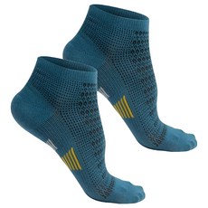DeParee 蒂巴蕾 石墨烯氧化鋅消臭足弓短襪 雙效抗菌消臭 大面積網眼 透氣乾爽 寬足弓設計, 藍綠色, L(25~28cm)
