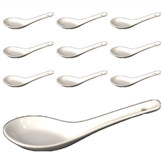 TATUNG 大同磁器 小湯匙 4.75吋 陶瓷湯匙, P5818, 10支