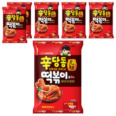 HAITAI 海太 新堂洞辣炒年糕餅乾, 103g, 6包