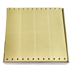 華麗牌 電腦列印標籤 雙排 WL-5015Y 3.5 x 6.5cm 黃色, 8格, 1200張