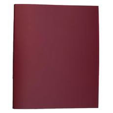 Sunny 三瑩文具 3孔資料夾 264x322x40mm 珍珠光皮, 紅色, 1本