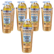 KERASYS 專業修護安瓶護髮乳, 10倍高濃縮配方, 深層滋養, 修復染燙受損, 600ml, 6瓶