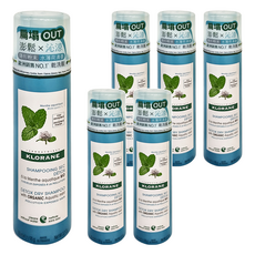 KLORANE 蔻蘿蘭 涼感淨化乾洗髮噴霧 150ml，適用於一般性頭皮/長時間暴露於空氣下頭髮，快速吸收多餘油脂，去除髒汙, 6瓶