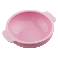 monee 100%白金矽膠 幼童智慧矽膠碗 160 x 135 x 45mm 300ml, 草莓粉, 1個