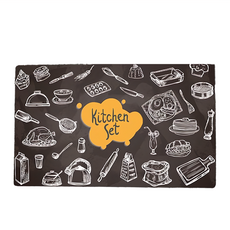 美味食府 PVC防油防水皮革地墊 短款, 1個