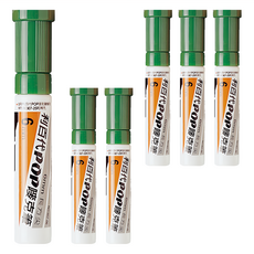 LIBERTY 利百代 POP 斜方尖嘜克筆 907-06-G 3~6mm, 綠色, 6支