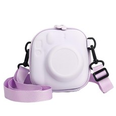 拍立得通用EVA收納硬殼包 mini7+/8/9/11/12/40適用 紫色, 單一商品, 1個