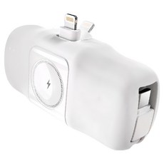 Timo Lightning直插式3合1口袋行動電源, TIMO-03L, 白色