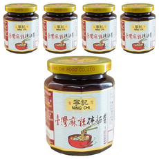 寧記台灣麻辣拌麵醬，醬香醇厚，炒菜/肉絲/拌麵/沾醬皆適宜, 280g, 5罐
