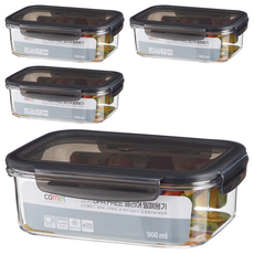 comet BPA Free 密封保鮮盒 900ml, 4個