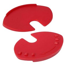 KM 易拉罐密封可旋轉防塵蓋子, 紅色, 6個