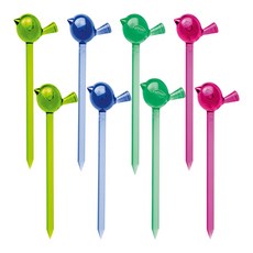 Koziol Pi鳥型短叉 Set 8, SAN塑料製, 1組, Pi鳥型短叉8件