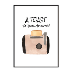 BOLUO GALLERY 菠蘿選畫所 A Toast to Your Morning, 黑框