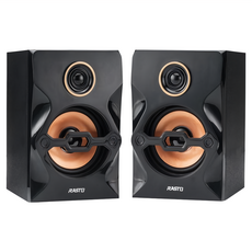 RASTO RD3搖滾爵士2.0聲道多媒體喇叭, R-EPB010, 黑色