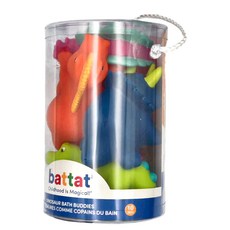 Battat 科育感統恐龍洗澡玩具組，10個月以上適用, 恐龍, 1組