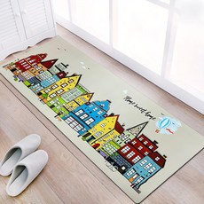 BonBon naturel 居家軟式珪藻土長踏墊, 歐洲街景
