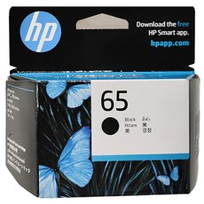 HP 惠普 65 原廠墨水匣 N9K02AA 適用多款HP DeskJet/Envy/AMP系列印表機, 黑色, 1入