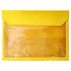 KING JIM FLATTY 多用途收納袋 A5 黃色, 1個