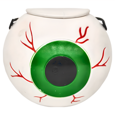 摩達客 COSPLAY派對變裝扮道具 16cm帶蓋糖果桶, 大綠血絲眼球, 1個