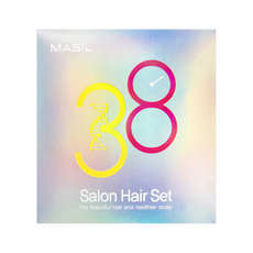 MASIL 38套組 髮膜200ml + 洗髮精300ml + 髮膜8ml 2個 + 洗髮精8ml 2個, 200ml, 1組