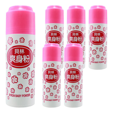 貝林 爽身粉, 180g, 6瓶