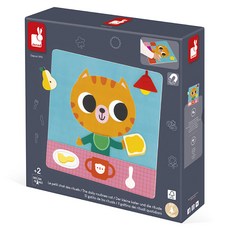 Janod 請你跟我這樣做 貓咪, 1盒, 混和顏色