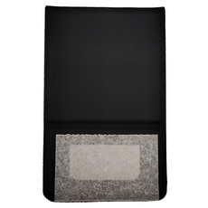 Reflects 隨身立鏡 可立放桌面 磁性開闔 總長9cm PU皮革 鐵, 黑色, 1個