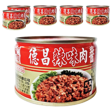 德昌 辣味豬肉醬 開罐即食 方便攜帶, 140g, 6罐