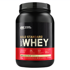 OPTIMUM NUTRITION 歐恩 金牌乳清蛋白(法式香草風味)2LB, 2lb, 1罐