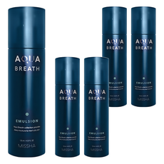 MISSHA 男士保濕乳液 深層補水 舒緩刮鬍敏感 清爽凝膠質地, 125ml, 5瓶