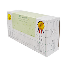 五洲牌 AirTouch透氣手套 不含粉, 100個, 1盒