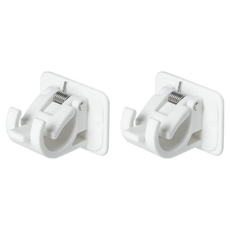 minono 米諾諾 黏貼式門簾橫桿掛鉤 2個, 1組