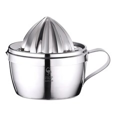 SSGP 三四鋼 304不銹鋼手動榨汁機 榨橙器 手壓榨汁器 銀色, 100ml, 1個