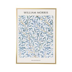BOLUO GALLERY 菠蘿選畫所 William Morris 柳枝 掛畫 BFSP3401G, 金色