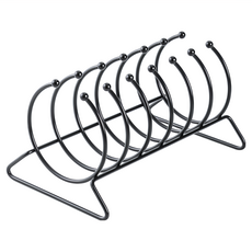 黑鎳圓圈六格盤架, 1個