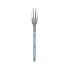 SABRE PARIS BISTROT 復古酒館鈕扣霧面系列 主餐叉 22cm, 粉彩藍, 1支