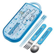 Skater 抗菌兒童餐具三件組, 湯匙 + 叉子 + 筷子, 大耳狗, 1組