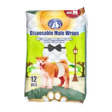 Pet Village 魔法村 公狗專用拋棄式禮貌帶, M(66 x 20cm), 12片, 1包