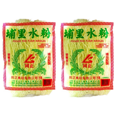 同正 埔里水粉 細, Q中帶勁、滑溜爽口，炒、煮皆適宜, 400g, 2包