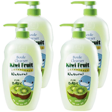 KU.KU Duckbill 酷咕鴨 奇異果酵素奶瓶清潔液, 800ml, 4瓶