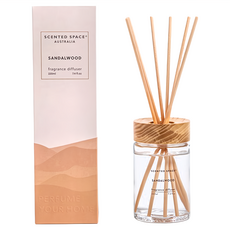 scented space 經典擴香 90%高濃度香精油, 沉韻檀香, 220ml, 1個