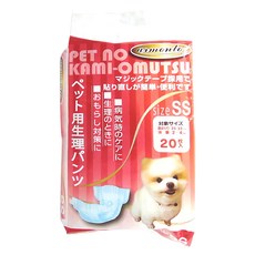 armonto 阿曼特 寵物尿褲生理褲 2~4kg 幼小型犬適用, SS(25~33cm), 20片, 1包