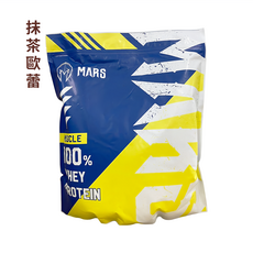 MARS 戰神 MUSCLE濃縮乳清蛋白 抹茶歐蕾口味, 900g, 1包