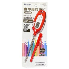 TANITA 塔尼達 防水溫度計 TT-508N 紅色, 1個