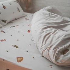 棉床本舖 100%天絲100支 插畫家聯名款 薄被套, 雙人(210 x 180cm), 星際喵子